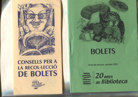 Bolets guia de lectura, octubre 2001