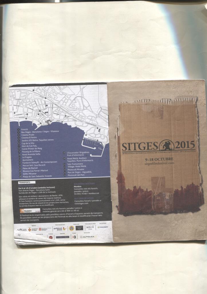 Folleto turistico de Sitges 2015