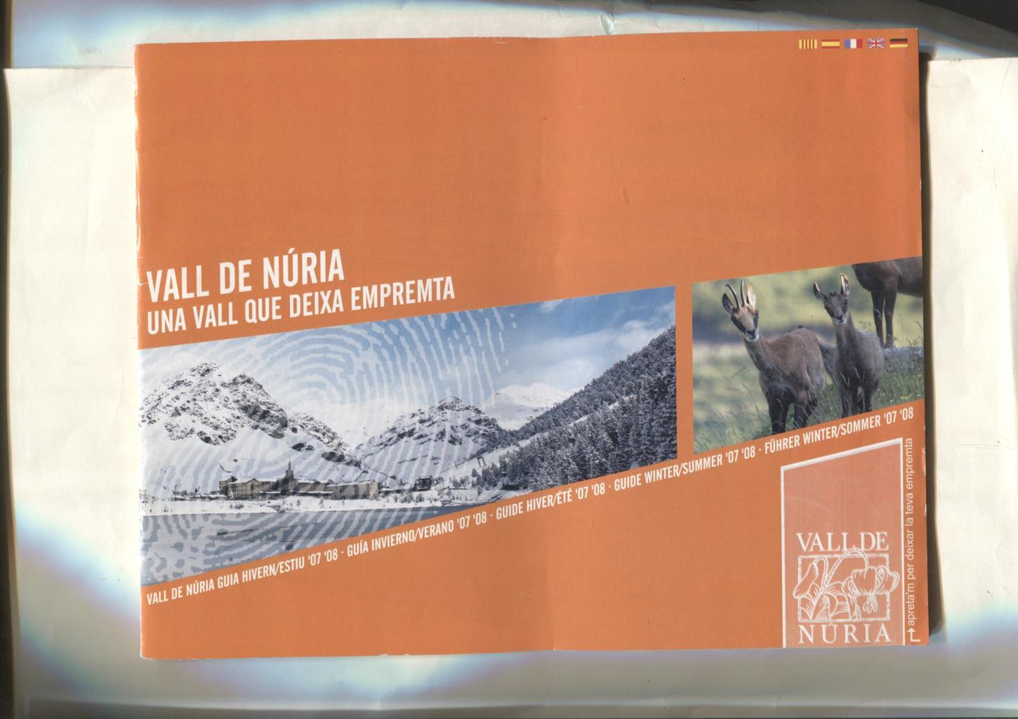 Catalogo turistico Vall de Nuria para invierno verano 2007/2008