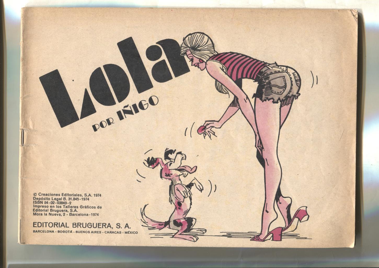 Lola numero  ?, tiras de Iñigo (no tiene la cubierta)