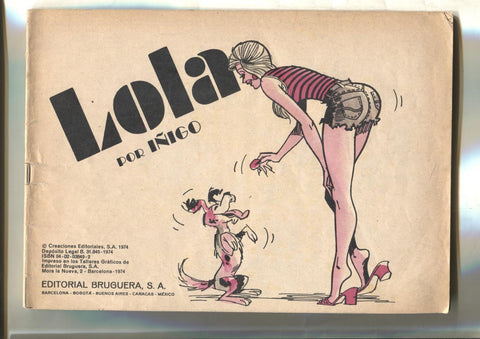Lola numero  ?, tiras de Iñigo (no tiene la cubierta)