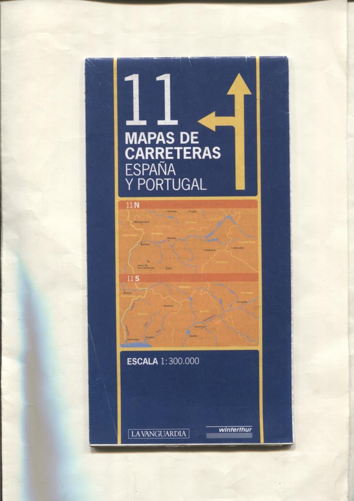 Guia La Vanguardia/Winterthur: Mapas de carretera españa y portugal numero 11
