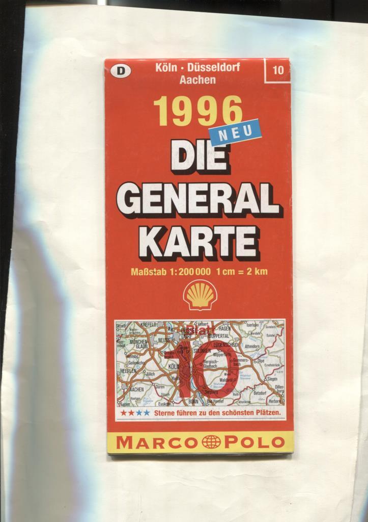 Die General Karte numero 10: Koln-Dusseldorf