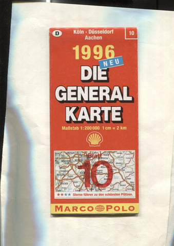 Die General Karte numero 10: Koln-Dusseldorf