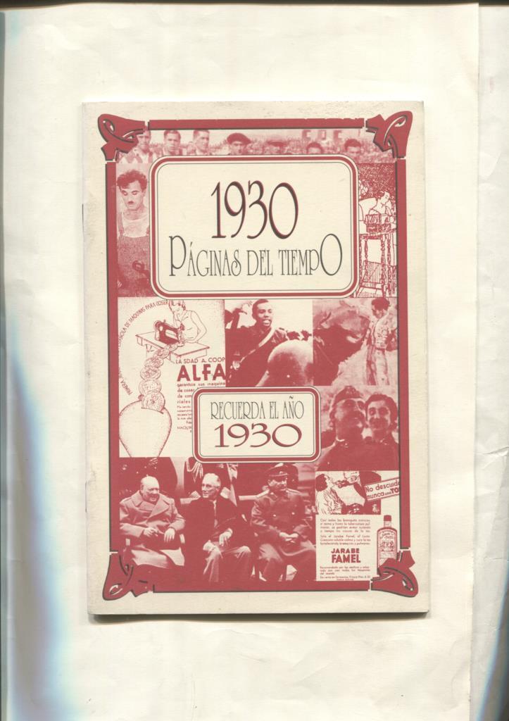 Paginas del tiempo: recuerda el año 1930