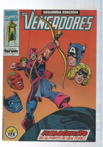 forum comics: Los Vengadores num 05 (2a edicion) - Holocausto en el puerto de New York