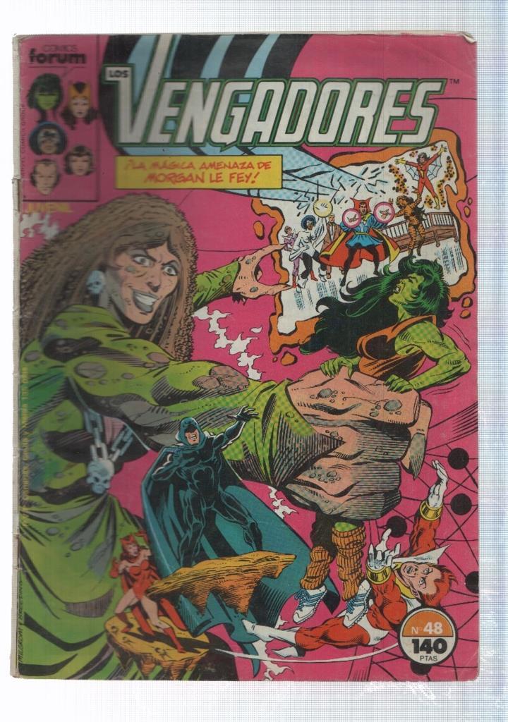 forum comics: Los Vengadores num 48 - Angel oscuro. Roger Stern