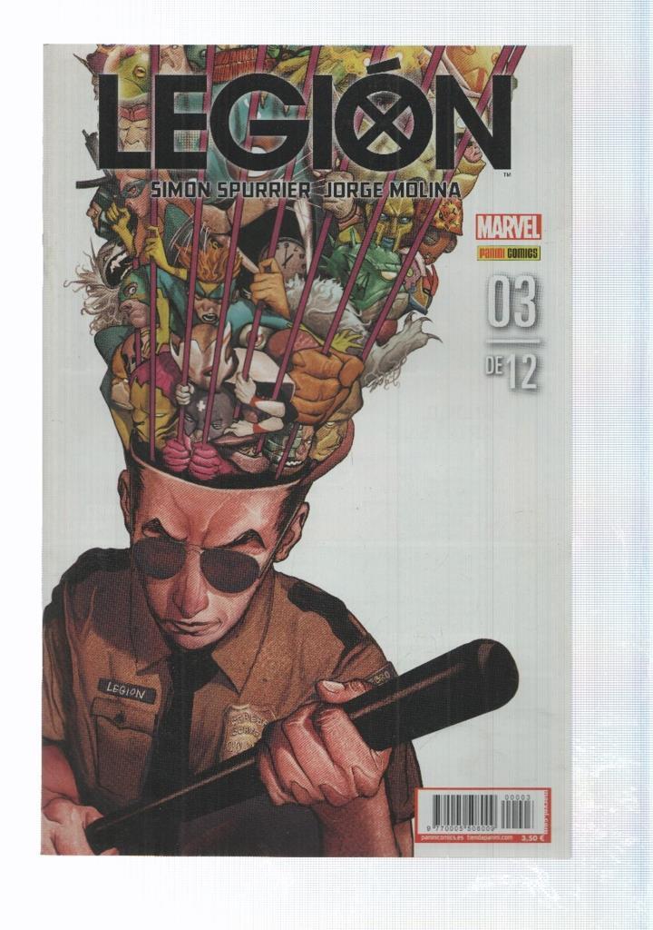 Panini: Legion num 03 de 12 año I (mar 2017) - Prodigo partes 5 y 6. Simon Spurrier
