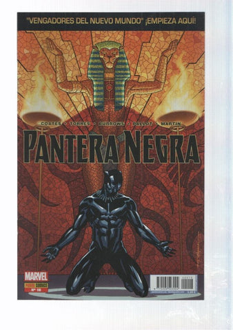 Panini: Pantera Negra num 16 año II, oct 2017 - Vengadores del Nuevo Mundo parte 1