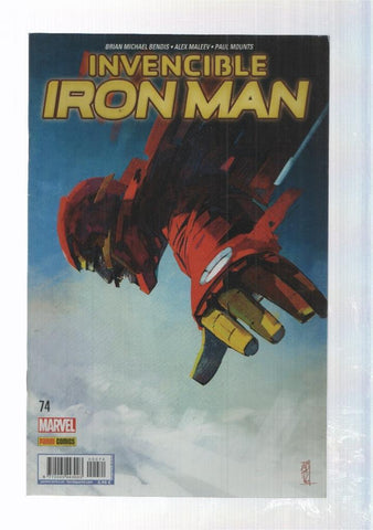 Panini: Invencible Iron Man num. 74 año VII, ene 2017 - Iron Man Internacional partes 6 y 7
