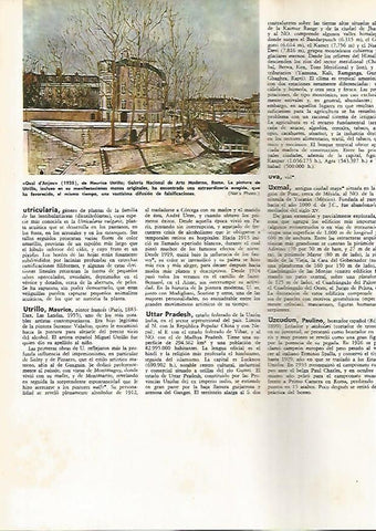 LAMINA MONITOR 0748: Quai d'Anjou, por Maurice Utrillo