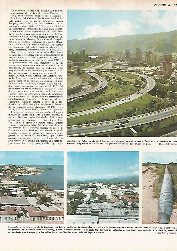 LAMINA MONITOR 0765: El Pulpo de Caracas, Maracaibo, Maracay en Venezuela