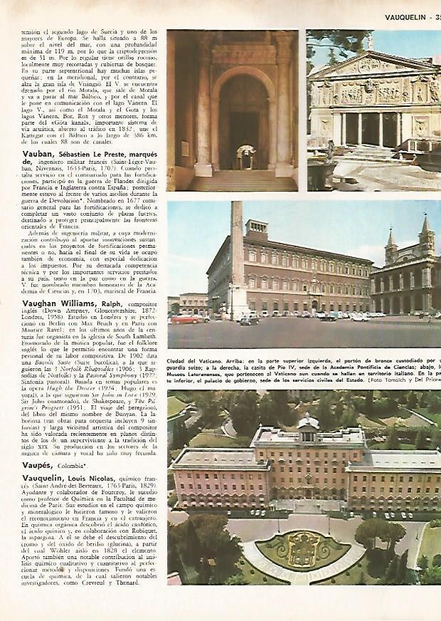LAMINA MONITOR 0761: Porton, Casita de Pio IV, Museos Lateranenses y Palacio del Gobierno, El Vaticano