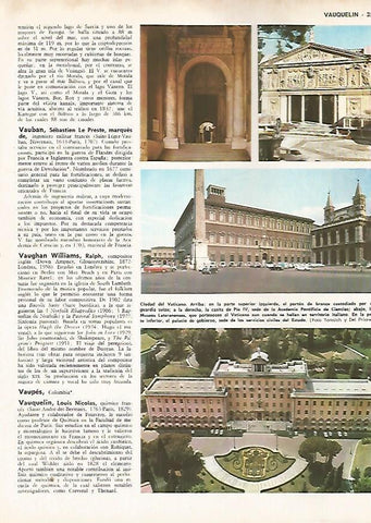 LAMINA MONITOR 0761: Porton, Casita de Pio IV, Museos Lateranenses y Palacio del Gobierno, El Vaticano