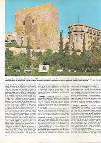 LAMINA MONITOR 0686: Paseo Arqueologico de Tarragona