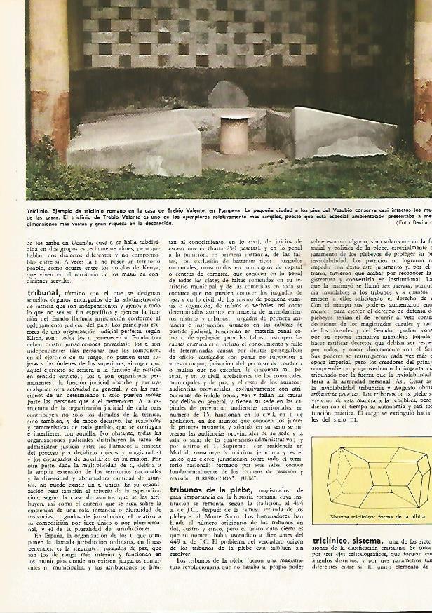 LAMINA MONITOR 0721: Triclinio romano en Pompeya