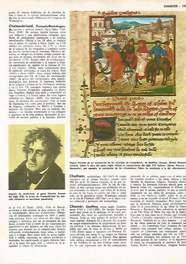 LAMINA MONITOR 0824: Pagina de los Cuentos de Canterbury