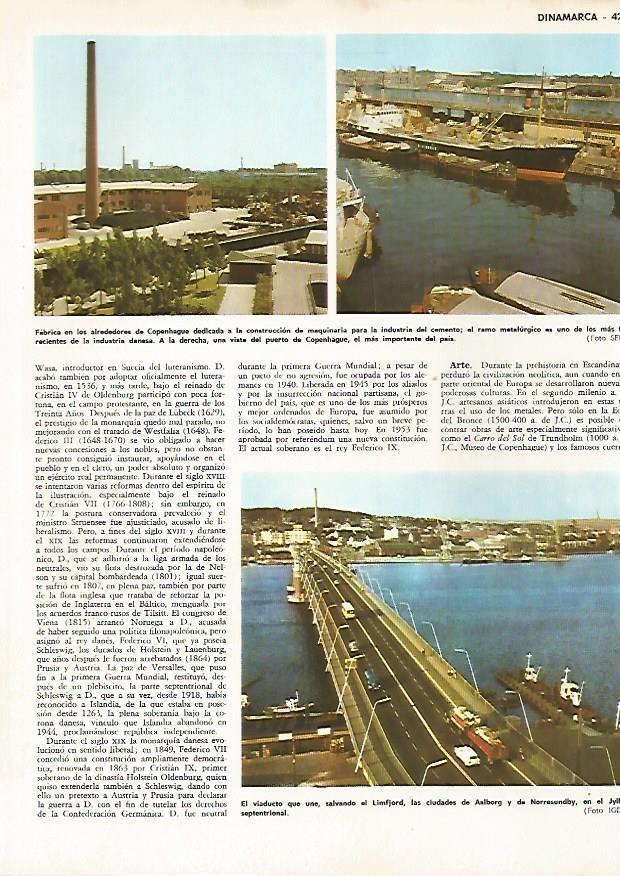 LAMINA MONITOR 0861: Fabrica, puerto y viaducto en Copenhague