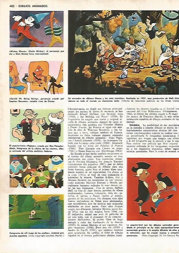 LAMINA MONITOR 0858: Escena de Blancanieves y los siete enanitos