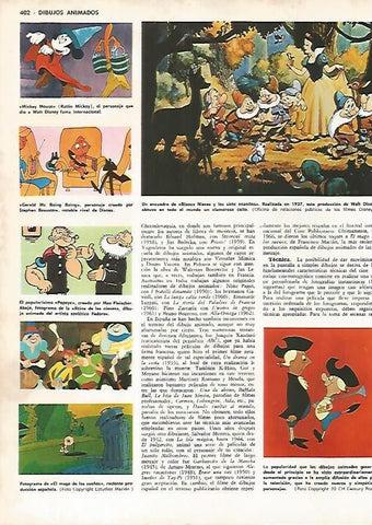 LAMINA MONITOR 0858: Escena de Blancanieves y los siete enanitos