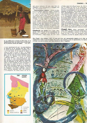 LAMINA MONITOR 0821: Los ciclistas, por Marc Chagall