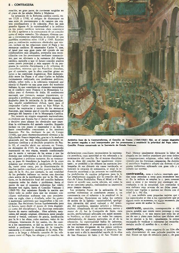 LAMINA MONITOR 0788: El Concilio de Trento de 1545-1563
