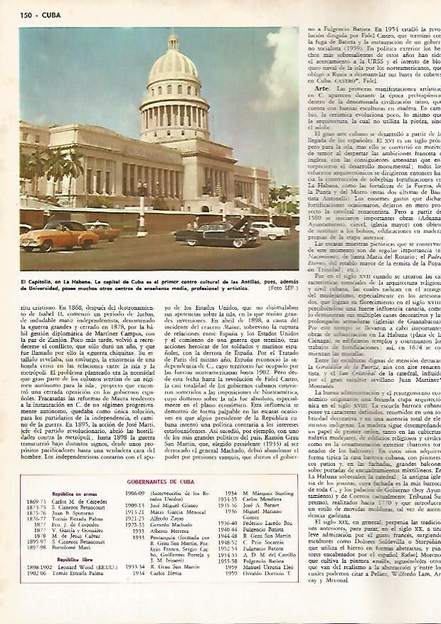 LAMINA MONITOR 0818: El Capitolio de La Habana