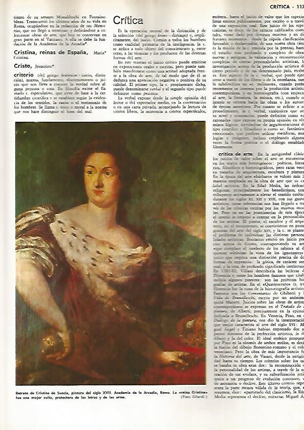 LAMINA MONITOR 0814: Cristina de Suecia, pintura del siglo XVII