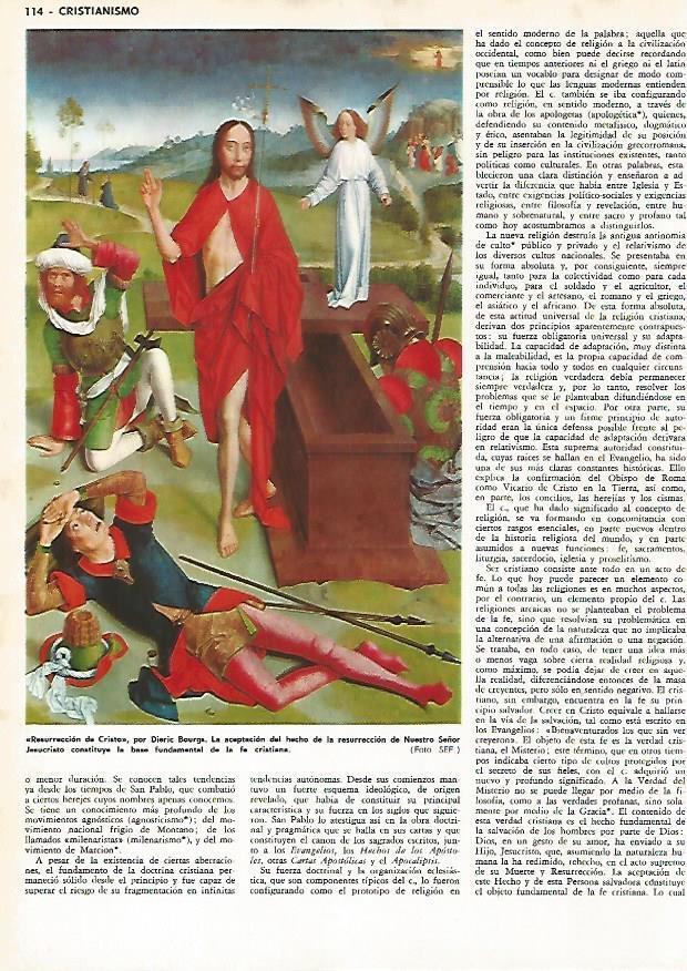 LAMINA MONITOR 0812: Resurreccion de Cristo, por Dieric Bourgs