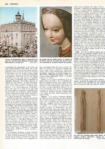 LAMINA MONITOR 0561: Ayuntamiento de Tarnow y la Virgen de Kruzlowa