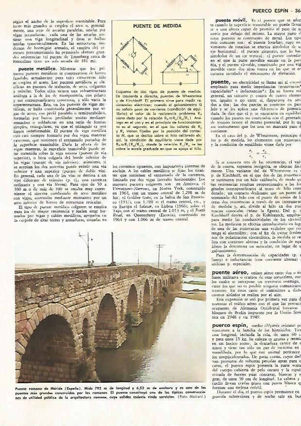 LAMINA MONITOR 0574: Puente romano de Merida