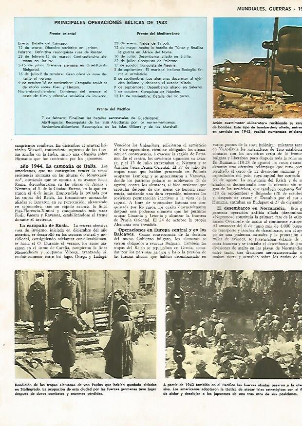 LAMINA MONITOR 0508: Operaciones belicas de 1943