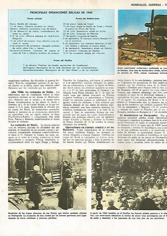 LAMINA MONITOR 0508: Operaciones belicas de 1943