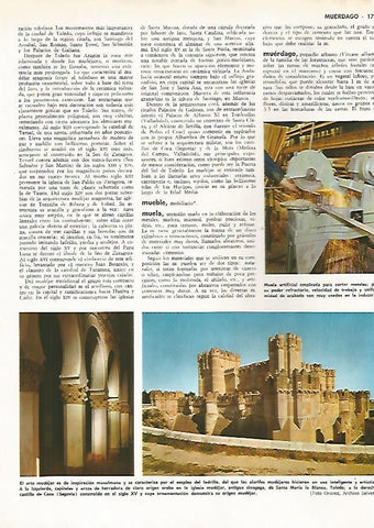LAMINA MONITOR 0506: Castillo de Coca, Segovia