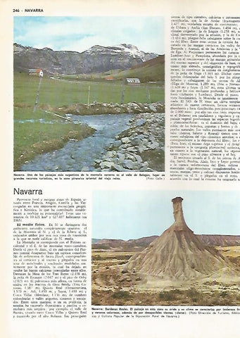 LAMINA MONITOR 0516: Bardenas Reales en Navarra
