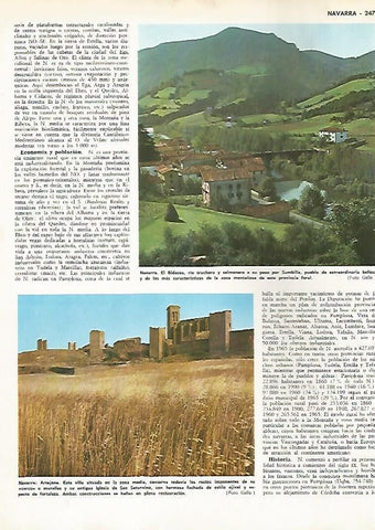 LAMINA MONITOR 0517: El Bidasoa y Artajona en Navarra