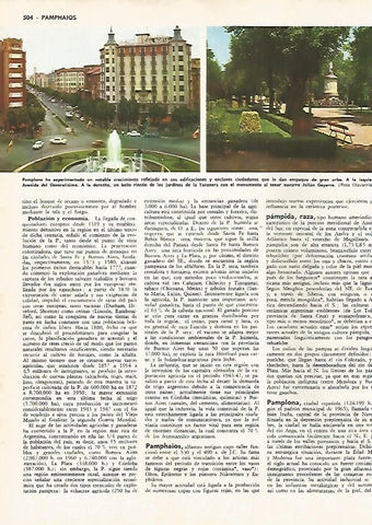 LAMINA MONITOR 0535:  Vistas de Pamplona