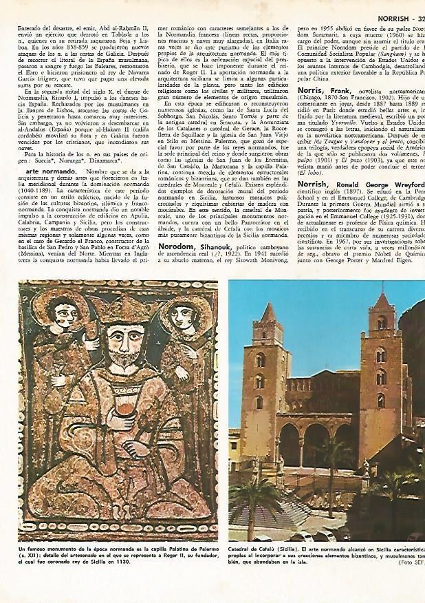 LAMINA MONITOR 0520: Catedral de Cefalu en Sicilia