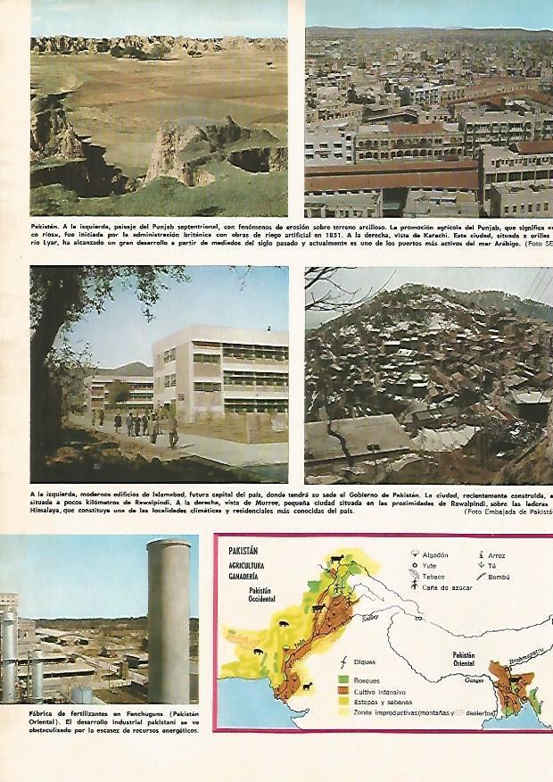 LAMINA MONITOR 0529:  Vistas y mapa de Pakistan