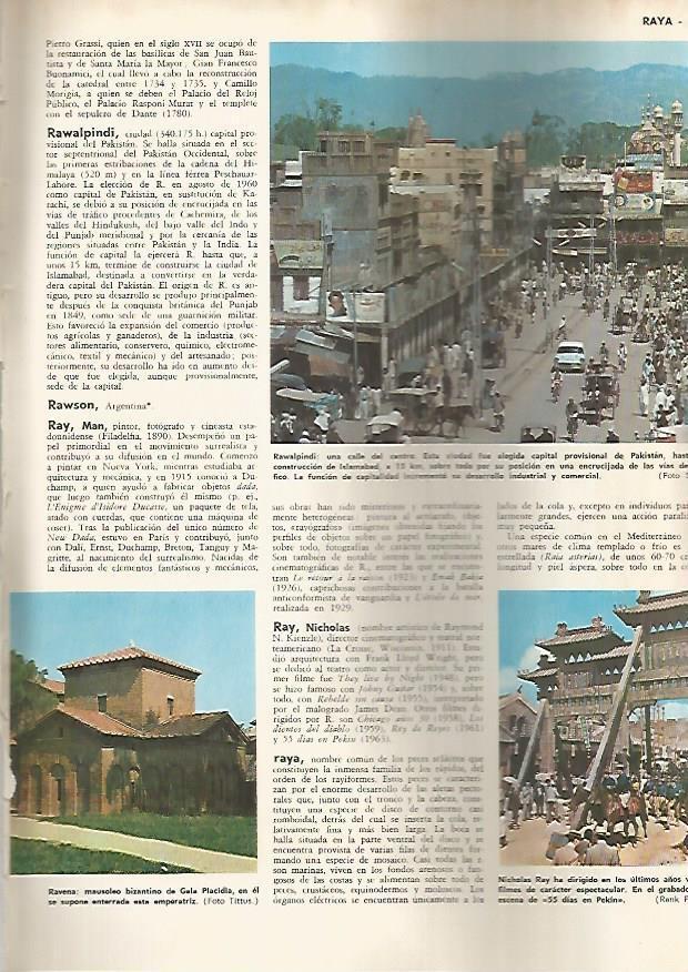 LAMINA MONITOR 0589: calle de Rawalpindi y Mausoleo de Gala Placidia en Ravena