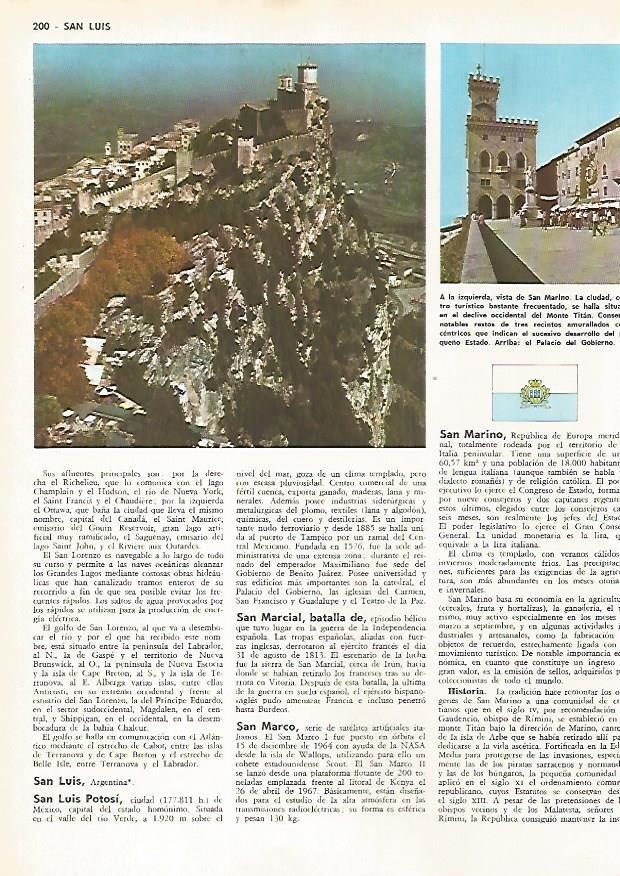 LAMINA MONITOR 0648: Vista y bandera de San Marino