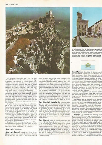 LAMINA MONITOR 0648: Vista y bandera de San Marino