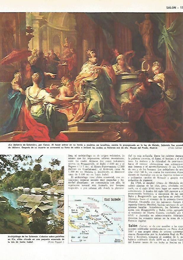 LAMINA MONITOR 0642: La idolatria de Salomon, por Conca