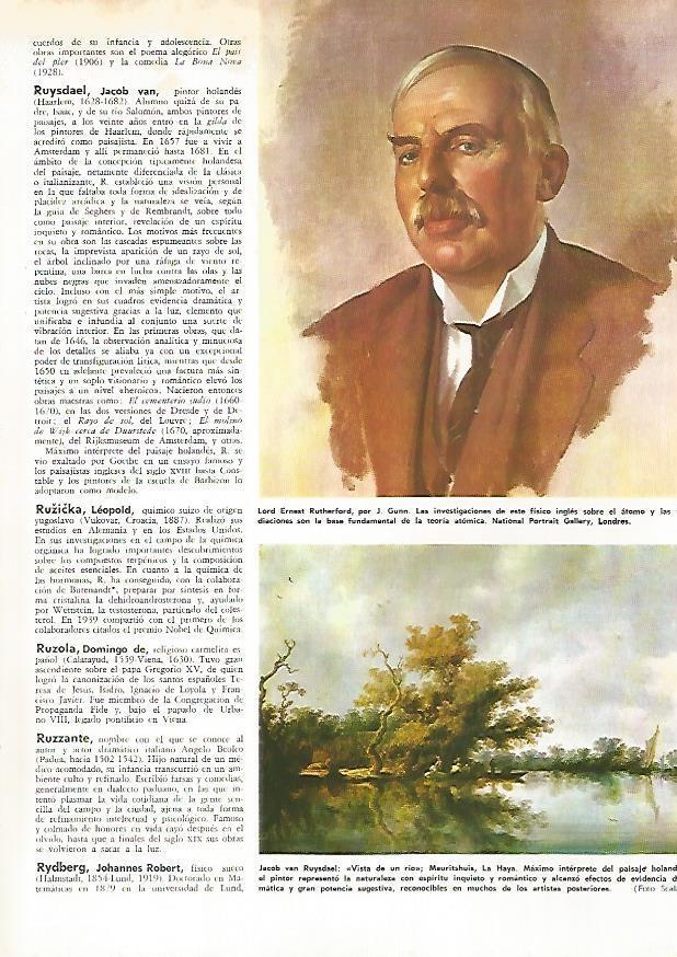 LAMINA MONITOR 0637: Lord Ernest Rutherford, por J. Gunn