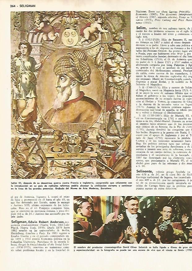 LAMINA MONITOR 0656: Selim III