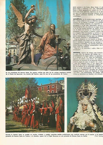 LAMINA MONITOR 0657: Procesiones de Semana Santa