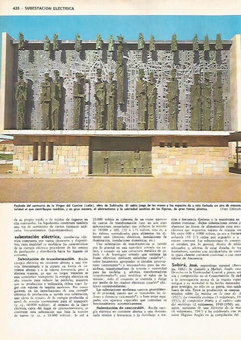 LAMINA MONITOR 0678: Santuario de la Virgen del Camino en Leon