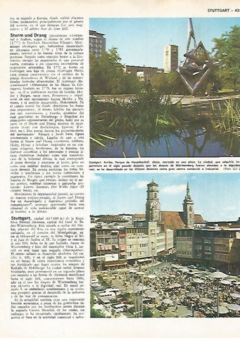 LAMINA MONITOR 0677: Parque de Hauptbanhof en Stuttgart