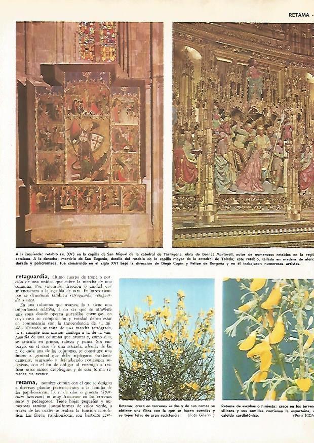LAMINA MONITOR 0607: Retablo de la Catedral de Tarragona