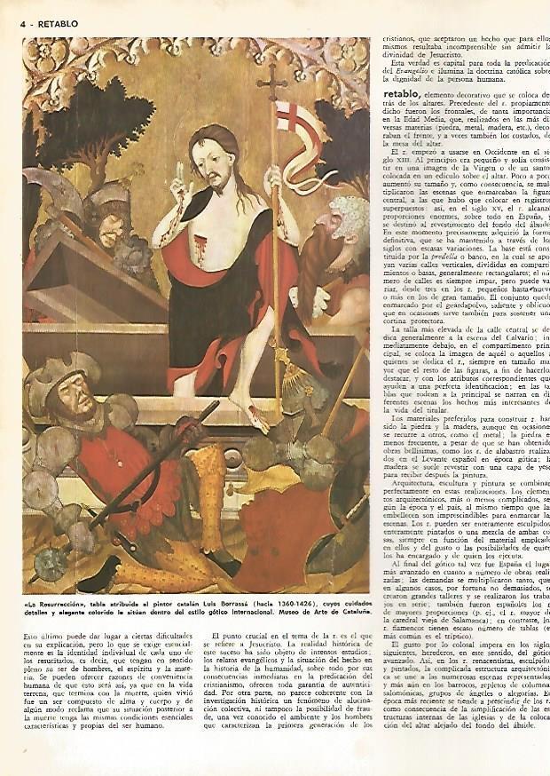 LAMINA MONITOR 0606: La Resurreccion, por Luis Borrassa